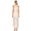 BB Dakota Crochet You Love Me Beige Crocheted Sleeveless Maxi Dress  by Steve Photo 3