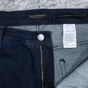 Banana Republic  Premium Denim High Rise Flare Jeans Blue Dark Wash Plus Size 35 Photo 5