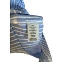 NWOT Calvin Klein Blue & White Striped Tie Front Shirt Dress 100% Cotton Size 8 Photo 6