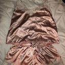 Silk Pajama Set Pink Size M Photo 0