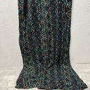 American Eagle AEO black green floral printed sleeveless tank maxi dress sz XS Photo 4