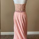 Sherri Hill | Pink Beaded Strapless Sweetheart Ball Gown Sz 10 Photo 1