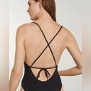 Everlane NWT  Women’s The String One-Piece Swim Suit Black Sz XL Photo 4