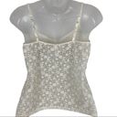 Tommy Hilfiger  Ivory Cami Floral Lace Pattern Size L Photo 5