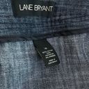 Lane Bryant  Denim Skirt Size 16 Black Stretch Business Casual Photo 3