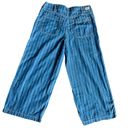 Seven7 Seven Striped Wide Leg Denim Jeans, Size 8 Photo 2