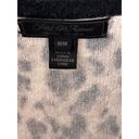 Saks 5th Avenue Saks Fifth Avenue Cashmere Long Size Medium Animal Print Open Front Cardigan Photo 2