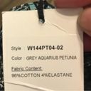 W By Worth Jeans Grey Aquamarine Petunia Print Size 2 Photo 8