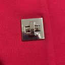 Tommy Hilfiger  3 Turn Clasp Cropped Blazer Red Size 6 Photo 9