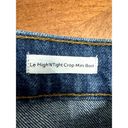 Frame  Women's Le High N Tight Crop Mini Boot Blue Jeans 31 NTW Photo 8