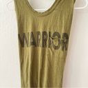 Free People Movement  Womens No Sweat Cross Green Graphic Tank Top M Photo 2