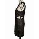 New  By Moon Collection Sexy Cutout Tank Dress Black Gold Chevron Large Photo 4