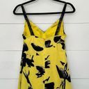 Jason Wu  Women’s 4 Yellow Black Floral Midi Dress Photo 5