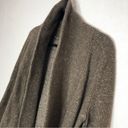 Vince  Wool Cashmere Open Front Shawl Collar Cardigan Brown Women’s Size Small Photo 2