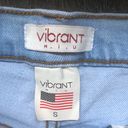 Vibrant .I.U Distressed Denim Shorts Photo 2