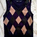 Brandy Melville Riley Argyle Sweater Vest Photo 2