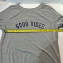 Grayson Threads  Women’s Gray “good Vibes” Long Sleeve Sweatshirt Size M Photo 4