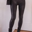 Spanx  Faux Leather Black High Rise Faux Leather Leggings Women’s Size Small Photo 0