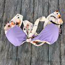 The Bikini Lab  Watercolor Floral Ruffle Wrap Bikini Swim Top NWT size Medium Photo 9