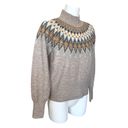 A loves A Dillards Mock Neck Fair Isle Wool Blend Sweater Medium Photo 3