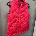 Kate Spade NWT  Best Hot Pink Quilted Vest Size Small Photo 2