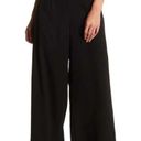 Lumier By Bariano Never Too Far Wide Leg Black Dress ElegantCareer Pants Sz S Photo 0