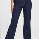 Gap NWT  High Rise Vintage Flare Stretch Denim Jeans Dark Wash 25 O Tall T Photo 0