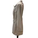 Torrid  Utility Jacket Tan Twill Cinched Tie Waist 4-Pocket Thigh Length Wmn Sz 1 Photo 4