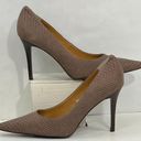 Colin Stuart Pointed Toe Snake Leather Heels Photo 0