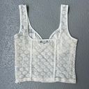 City Beach Lace Top White Size M Photo 3