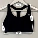 Champion Women’s Logo Racerback Sports Bra Black Size Large NWOT Photo 3