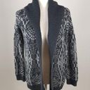 Talbots  Grey Pattern Cardigan Size MP Photo 0