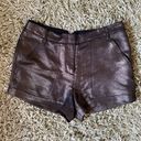 BCBGMAXAZRIA Gold High Waisted Shorts Photo 0