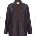 Brochu Walker NEW  The Farley Vegan Leather Blazer in color Timber Photo 2