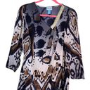 Tracy Reese Plenty By  Graphic Silk Dress Size Medium Photo 4