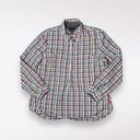 Tommy Hilfiger Long Sleeve Shirt Half Button Plaid Sailing Top XL Photo 10