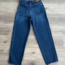 Madewell  Baggy Straight Jeans Dark Worn Indigo Hemp Cotton 28 Waist EUC $98 Photo 7