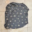 The Comfy Rae Mode Gray Oversized Star Blouse One Size Photo 2