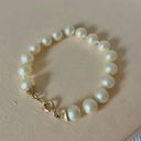 Vintage “Jorah” Pearl Bracelet Gold Capped Classic Elegant Victorian Regency White Photo 4