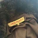 Free People NWOT  Pretty Perfect Peacoat  Black Photo 8