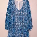 Show Me Your Mumu Blue Floral Tunic Dress Size S NWOT! Photo 2