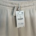 ZARA NWT  Cream Cargo Sweatpants/Joggers Size L Photo 3