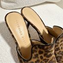 Veronica Beard NEW  Miriam Mules Suede Camel Animal Print Kitten Heel Shoes sz 6 Photo 7