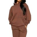 Naked Wardrobe  | Brown Soft Pullover Hoodie | Chocolate | Sz XL | NWT Photo 0