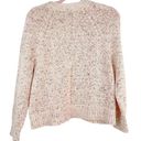 Loft  Cardigan Sweater Marled Pink V Neck Photo 2