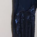 Line and Dot  Navy Blue Seymour Sequin Maxi Cocktail Dress Maxi LD3395 S New Photo 6