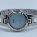 Seiko Vintage  19mm Women's  Diamonds Pearl tone Dial 1N00-0GN0 6” w/battery Photo 0