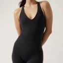 Athleta NEW Sz L Large Womens  Trancend Thong Bodysuit Removable Bra Black 881423 Photo 0