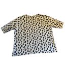 Wonderly  womens light blue leopard print top 4X Photo 1