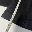 The Row  Sz 6 Leather Beca Seamed Kick Flare Pants - Black Photo 12